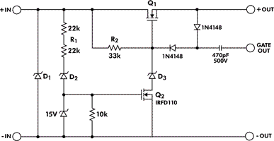  Figure 1. Diagram of an active clamping circuit